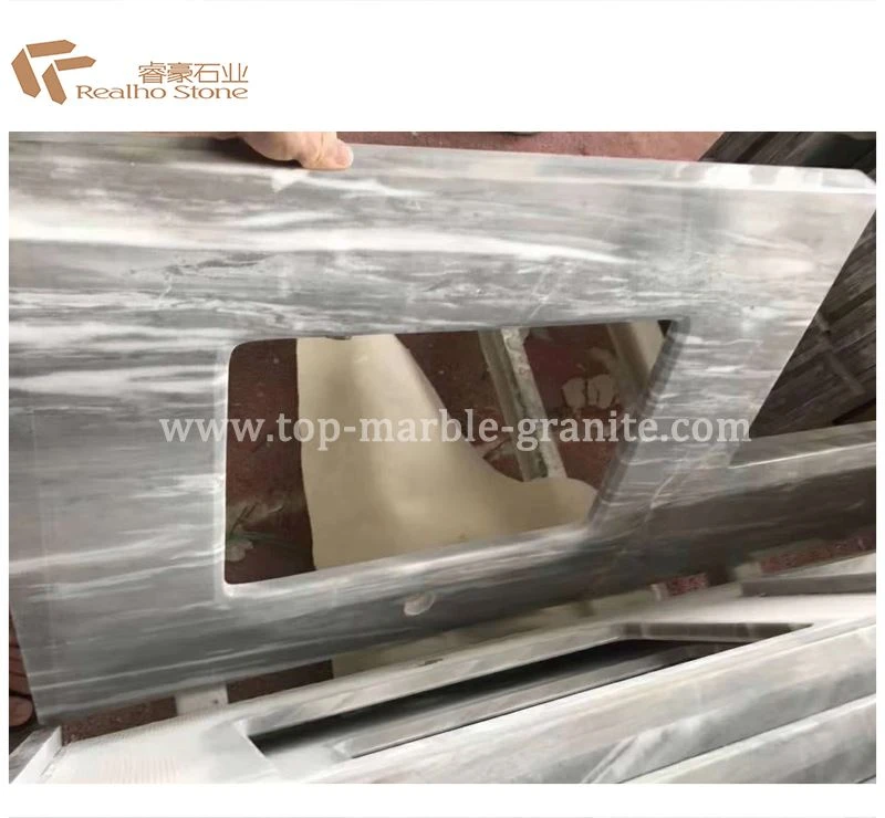 Carrara Grey Marble Vanity Top