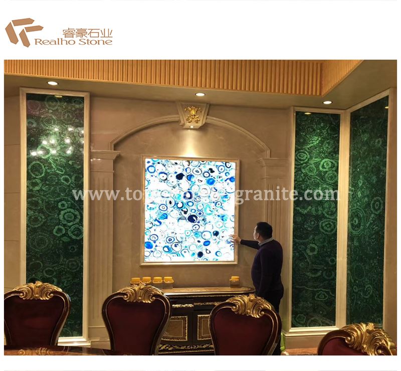 Green malachite wall claddings Green malachite wall claddings