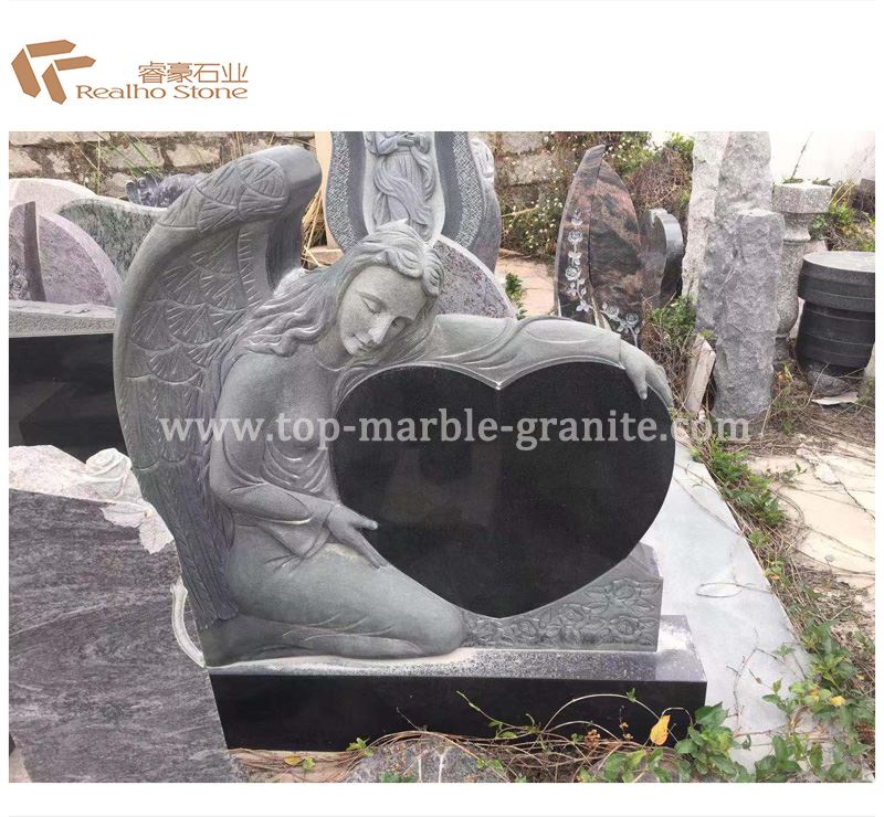 Angel with Heart Mounment