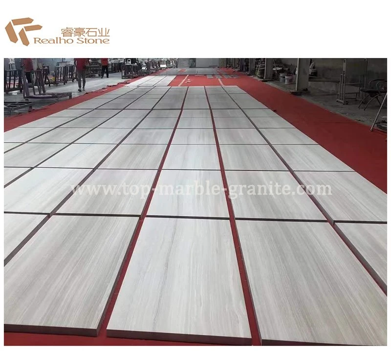 Wooden white layout tile