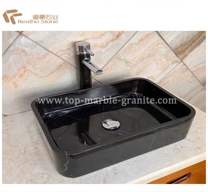 black stone sink