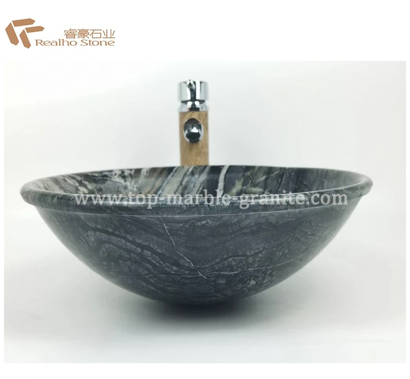 blue stone sink