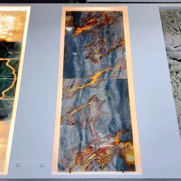 blue fusion granite slab