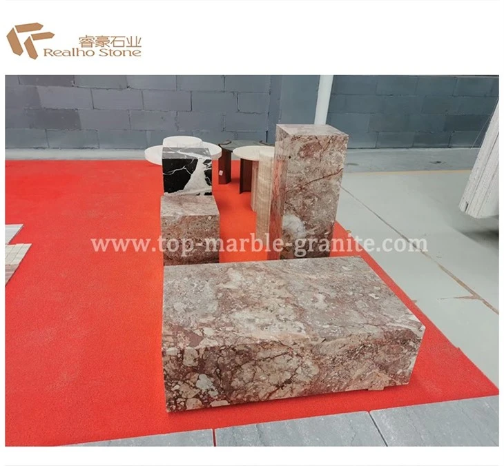 Breccia Perince marble desk
