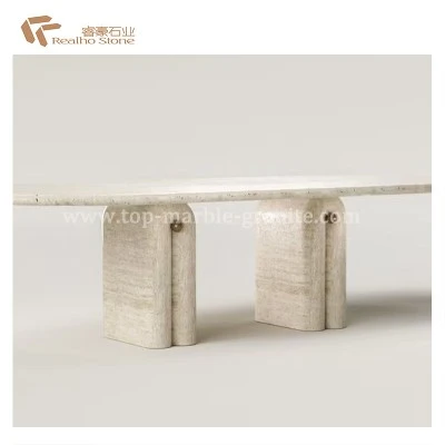 Travertine table Travertine table