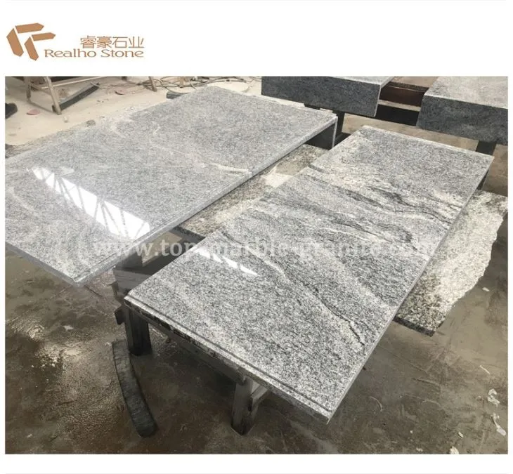 New Viscount White Granite Kitchen Countertop
