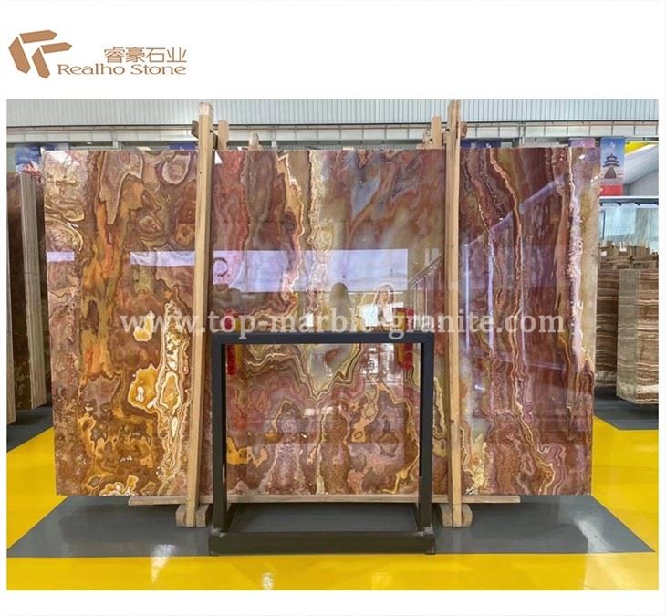 Factory Tiger Onyx Stone For Countertop