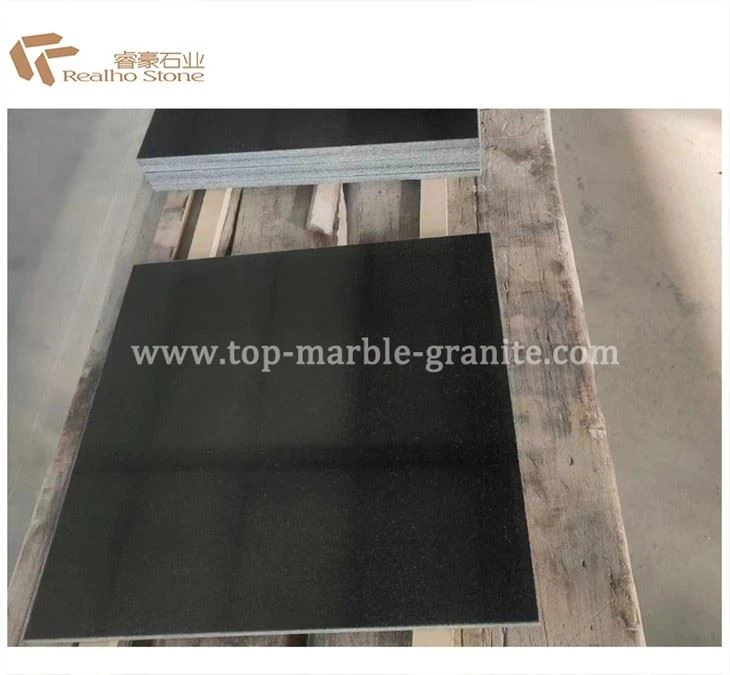 black granite tile