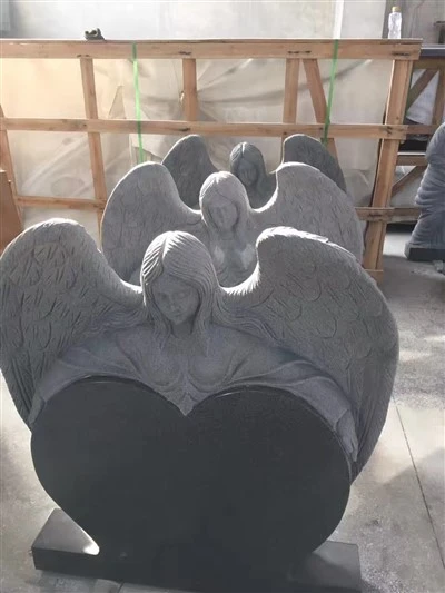 angel weeping headstone